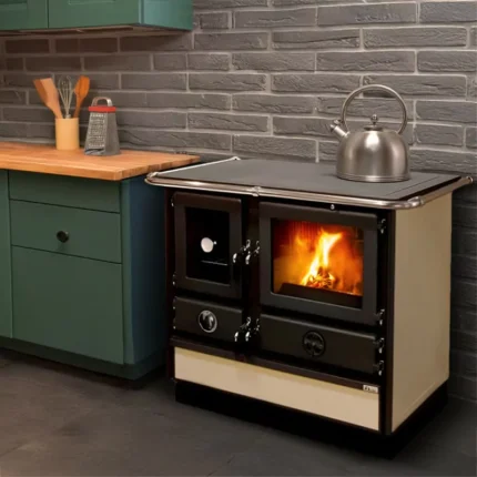 Cuisinière à bois bouilleur Super Thermo Magnum - 17 Kw