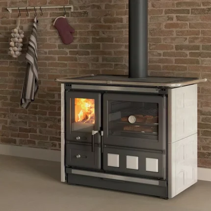Cuisinière à bois Rosa XXL 5.0 - Maiolica - 11 Kw