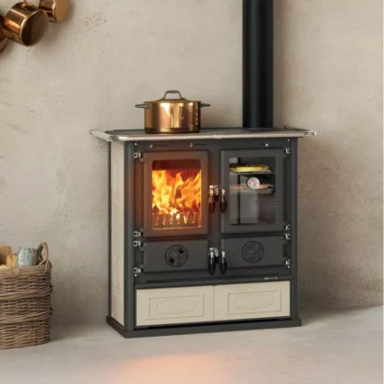 Cuisinière à bois Rosetta 5.0 Ceramica Liberty - 7,9 Kw