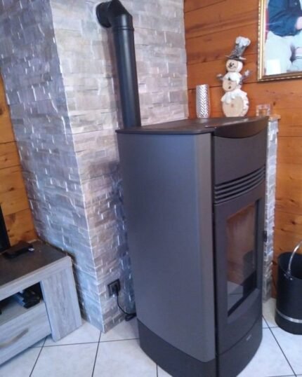 Poêle à granulés de bois avec option canalisable